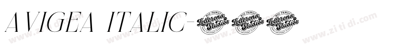 Avigea Italic字体转换 Avigea Italic字体转换